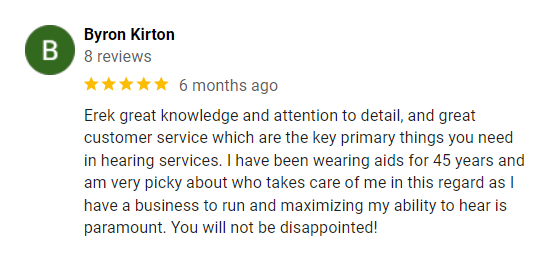 Review from Byron Kirton